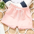 thumbnail image 4 of Zanarzt Athletic Shorts Toddler Boys Girls Cotton Athletic Running Shorts, Kids Summer Casual Fashion Soccer Shorts Pink,6-12 Months, 4 of 5