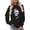 Black, variant on Halloween Sweatshirt for Women Versatile Women's Sweatshirt for Comfort and Effortless Style Soft Knit Pullover Top for Casual Wear Light Blue S