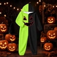 thumbnail image 5 of LILIYA Hooded Halloween Onesie, Color Block Jumpsuit for Adults, Plush Loungewear with Deep Pockets, Relaxed Fit 1-Piece Bodysuit, Cozy Holiday Sleepwear for Couples, 5 of 6