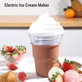 thumbnail image 6 of BIMZUC DIY Ice Cream Maker Machine for Homemade Sorbet and Frozen Yogurt, 1274g / 44.94oz Large Capacity, Food Grade ABS PP Material, USB Powered 5V for Easy Home Use, White, 6 of 9