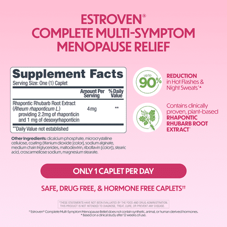 Estroven Complete Menopause Relief, Hormone & Drug Free, 28 Ct