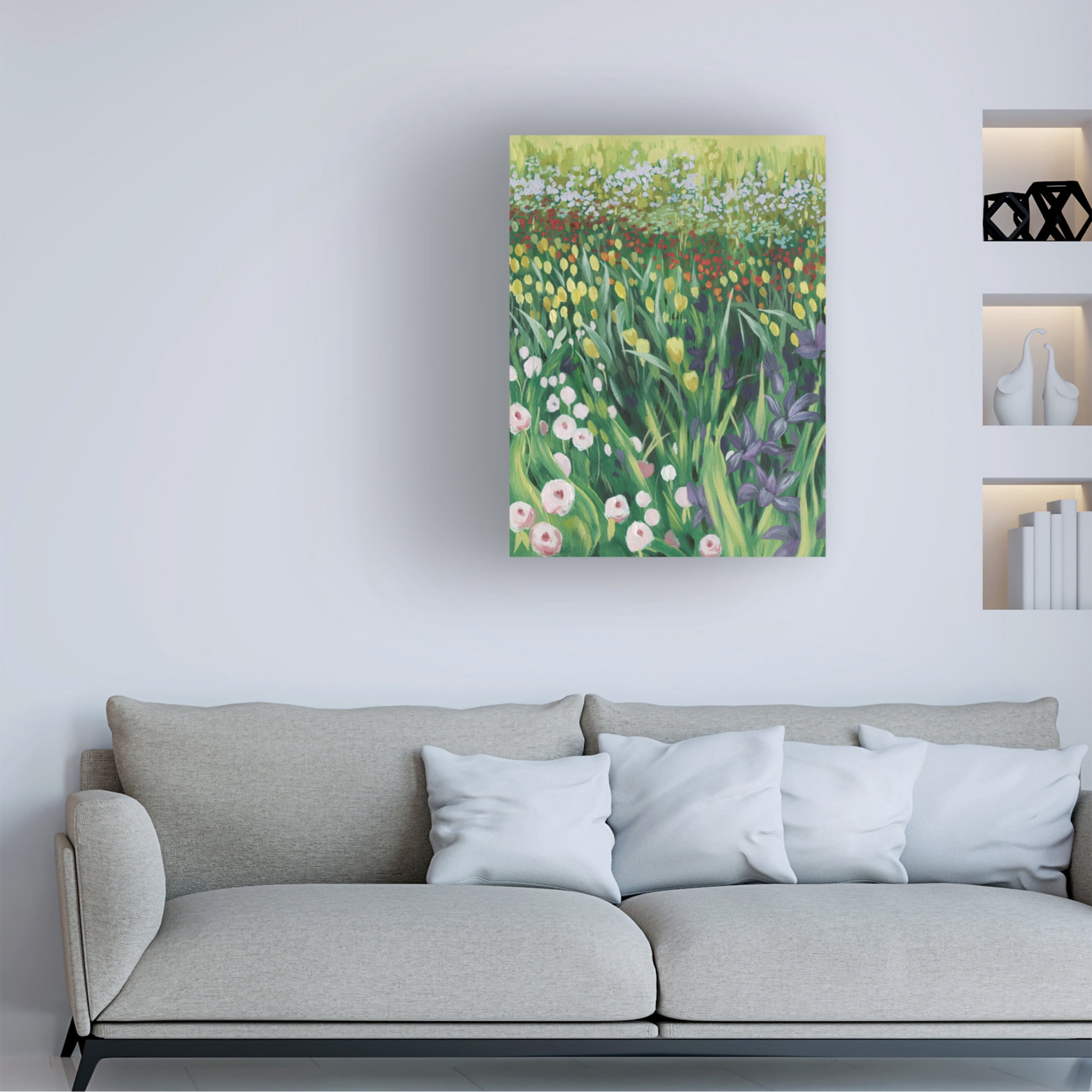 Trademark Fine Art Grace Popp Among the Flowers I Canvas Wall Art