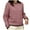 Pink, variant on 2024 Women's Knitwear Pullover Sweater Autumn Winter Fashion Crewneck Color Block Loose Thin Base Layer Casual Comfortable Top