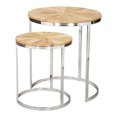 thumbnail image 2 of Bari Nesting Table Set (2-Piece) Natural, 2 of 8