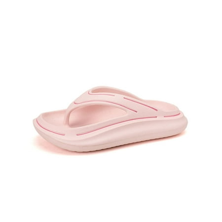 

Daeful Womens Mens Flip Flops Thong Sandals Casual Beach Home Summer Slides Slippers Slide Sandals Pink 5