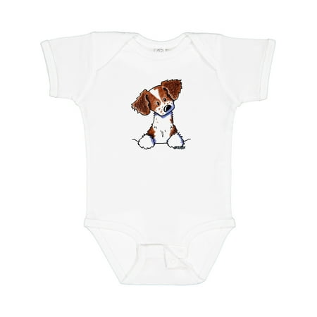 

Inktastic Pocket Brittany Spaniel Gift Baby Boy or Baby Girl Bodysuit