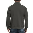 thumbnail image 4 of Mens Mock Neck Sweatshirts with Zipper and Multi-Pockets Fleece Lined Shirts Long Sleeve Solid Color Pullover Thermal Warm Athletic Sweatshirt Tops, 4 of 4
