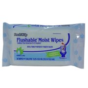 up & up flushable wipes