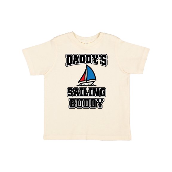 Inktastic Daddy Sailing Buddy Sailboat Boys or Girls Toddler T-Shirt