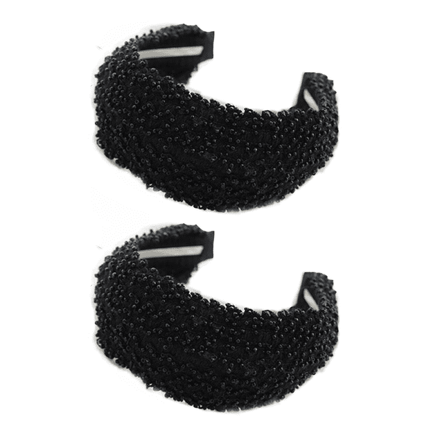 Diademas duras anchas, banda para el cabello hecha a mano Vintage de moda, diadema de punto de tela Retro para mujeres y niñas, accesorios para el cabello MFZFUKR CPB-DE-LYY765-2
