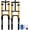 Gold, variant on 26 Inch 4.0 Fat Tire Bike Air Suspension Fork - 180mm Travel, 135mm Hub Spacing, Straight Tube MTB Manual Lockout QR 9mm, Double Shoulder Bicycle Front Forks for Fat Snow Beach E-Bike