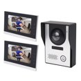 thumbnail image 1 of Wired Video Intercom Entry System, Video Door Phone Doorbell with 2 Units 7 Inch Screen, Infrared Night Vision Video Door Phone Camera Kit for Villa Apartment, Remote Unlock, 1 of 7