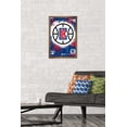 thumbnail image 2 of NBA Los Angeles Clippers - Maximalist Logo 23 Wall Poster, 14.725" x 22.375" Framed, 2 of 5