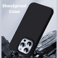 thumbnail image 4 of BLUUMTEK for iPhone 13 Silicone Case /iPhone 14 Case, Black Case Fit with Apple iPhone 13/ iPhone 14, 4 of 5