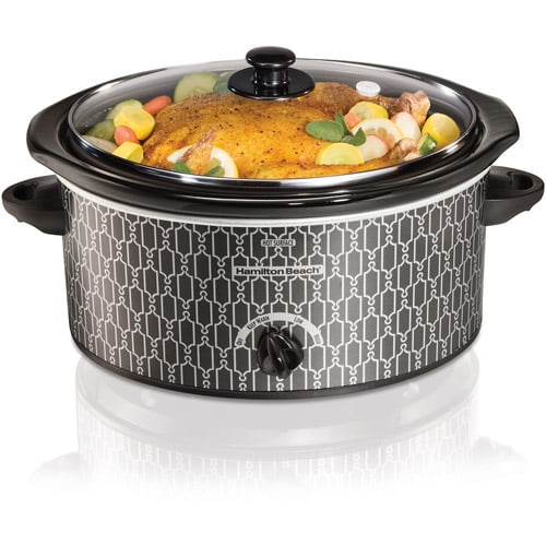 Hamilton Beach 5-Quart Silver Oval Slow Cooker in the Slow Cookers  department at