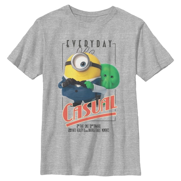 Boys Minions & Monsters Everyday Casual T Shirt