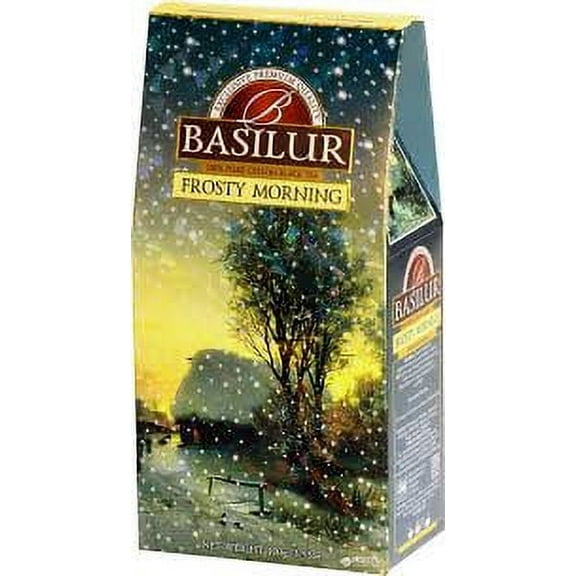 Tea "Frosty Morning", 100% Pure Ceylon Black Loose (Basilur), Cardboard Box, 100g