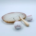 thumbnail image 3 of Mall of Style - Baseball Accessories Women - Baseball Jewelry - Baseball Items (Bat & Ball Pair), 3 of 9