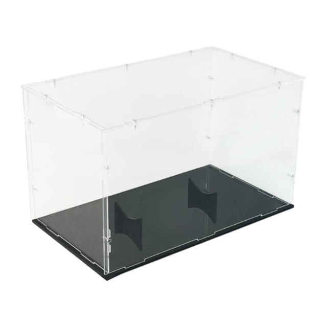 American Football Display Case 31.8x18x19cm accesorio para fanáticos del fútbol coleccionistas multipropósito elegante a prueba de polvo transparente Estilo B