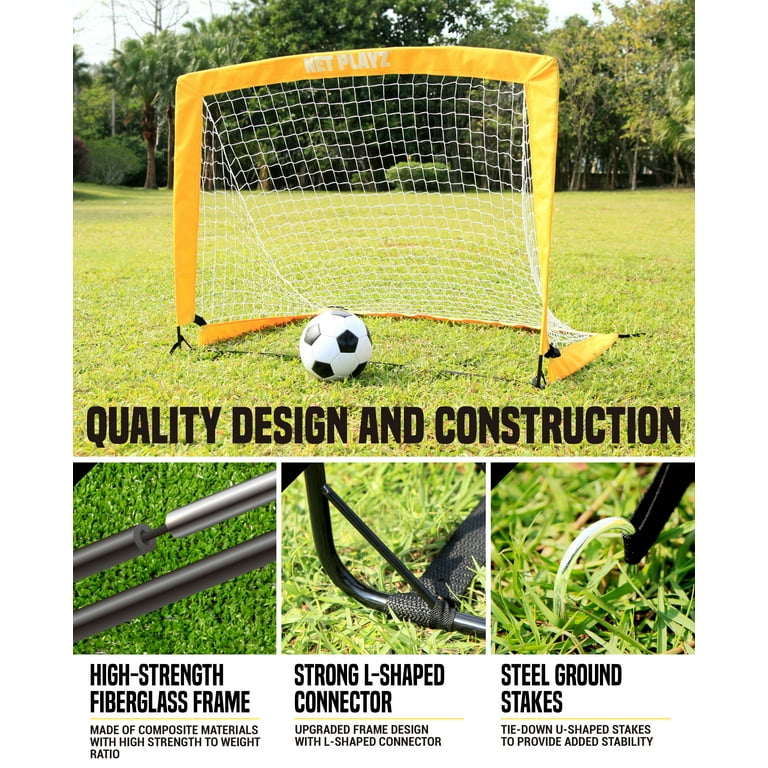 Kids Soccer Goals, Pop-up Goal Net (Backyard Sports & Family games