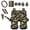 Camouflage USA Flag Star, variant on Chririnla USA Flag Hibiscus Car Seat Covers Set for Front Back 14 Pack Patriotic Easy to Install Car Seat Cushion Sets with Steering Wheel Cover Armrest Pads Auto Interior Accessories