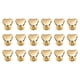 thumbnail image 1 of Uxcell 15 Pcs Remaches de Metal en Forma de Oso de 10 mm, Studs de Decoración con Tornillo en la Parte Posterior, Dorado, 1 of 6