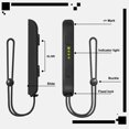 thumbnail image 3 of 1 par: controlador portátil blanco Correa de mano para llevar a mano para videojuegos de Nintendo Switch Nuevo, 3 of 5