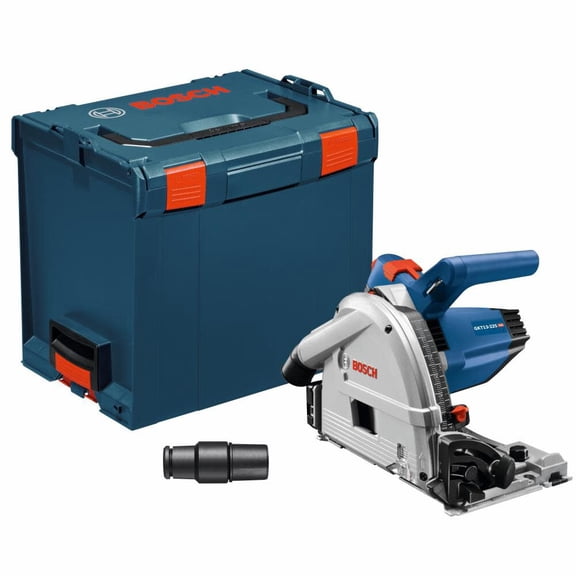 Restored Bosch GKT13-225L-RT 13 Amp Brushed 6-1/2 in. Corded Plunge Action Track Saw with L-Boxx Carrying Case (Refurbished)