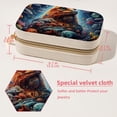 thumbnail image 5 of Starry Animals Velvet Portable Jewelry Box with Removable Compartment - Ultimate Gift for Bracelet and Earring Organization, 5 of 7