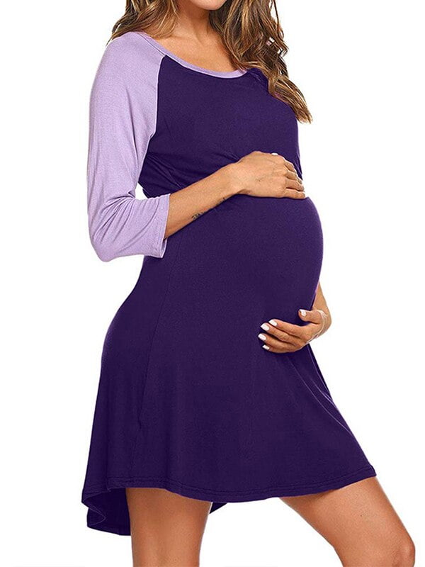 black nursing nightgown