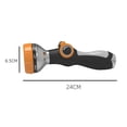 thumbnail image 3 of Garden Hose Nozzle Multifunctional Heavy Duty Adjustable Grip Easy Water Control For Outdoor, 3 of 5