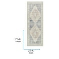 thumbnail image 4 of Livabliss x Becki Owens Luca Vintage Medallion Runner Area Rug,2'7" x 7'3",Pewter, 4 of 11