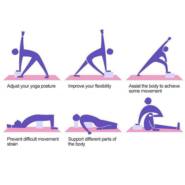 Yoga Starter Set, Yoga Essentials Equipment Kit 5pcs Portable Impact Resistance for Beginners for Yoga Exercise