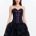 thumbnail image 1 of Vêtements de Mise en Forme pour Femmes Mode Rétro en Forme d'Éventail Col en U Taille Serrée Vêtement de Mise en Forme pour Femmes Contrôle du Ventre en Liquidation, 1 of 8