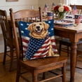 thumbnail image 5 of Aoznliie 4th of July Pillow Cover, 18x18 Inch Patriotic Pillow Case with Red White Blue Stars, Independence Day Decorative Cushion Cover for Sofa Couch Bedroom, Washable Outdoor Decor, 5 of 6