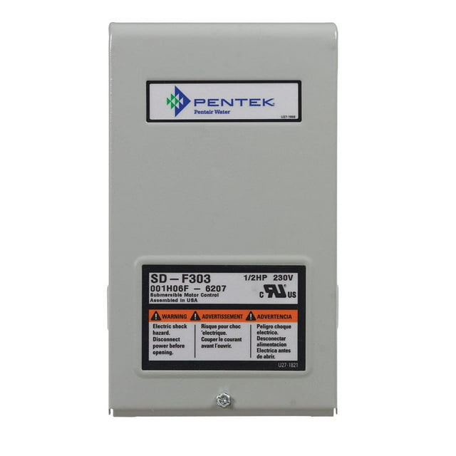 Piezas de caja de control de bomba 2O para bomba sumergible de 1/2 HP