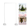 thumbnail image 3 of Wedding Arch Stand With Base Party Supplies Easy Assemble PVC Garden Branches White Flower Gate Balloon Decoration, 3 of 10