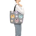 thumbnail image 3 of Sigee Cute Geese Print Large Capacity Zippered Tote Bag - Durable, Stylish and Versatile for Everyday Use, 3 of 9