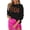 Black Boo, variant on WHOINSHOP Women Casual Christmas Sweaters Long Sleeve Round Neck Sweater Tops Holiday Sweaters White Bright M