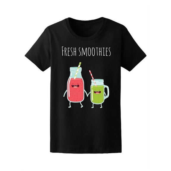 Fresh Smoothies Glass Jar T-Shirt Women -Image by Shutterstock, Female XX-Large