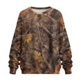 thumbnail image 3 of Garronmavis Camo Sweatshirt for Women Oversized Camouflage Leaf Print with Pockets Loose Long Sleeve Tops Crewneck Pullover Sweatshirts for Women, Size M, 3 of 6