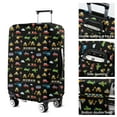 thumbnail image 5 of Cartoon Traffic Vehicles Signs Black Pattern Luggage Cover Fashion Suitcase Cover Baggage Covers Fit 25-28 Inch Luggage (Go Travel), 5 of 5