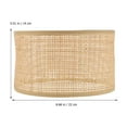 thumbnail image 5 of BRIGHTFUFU Woven Ceiling Light Shade Indoor Use Light Brown Lamp Cover 1Pcs, 5 of 5