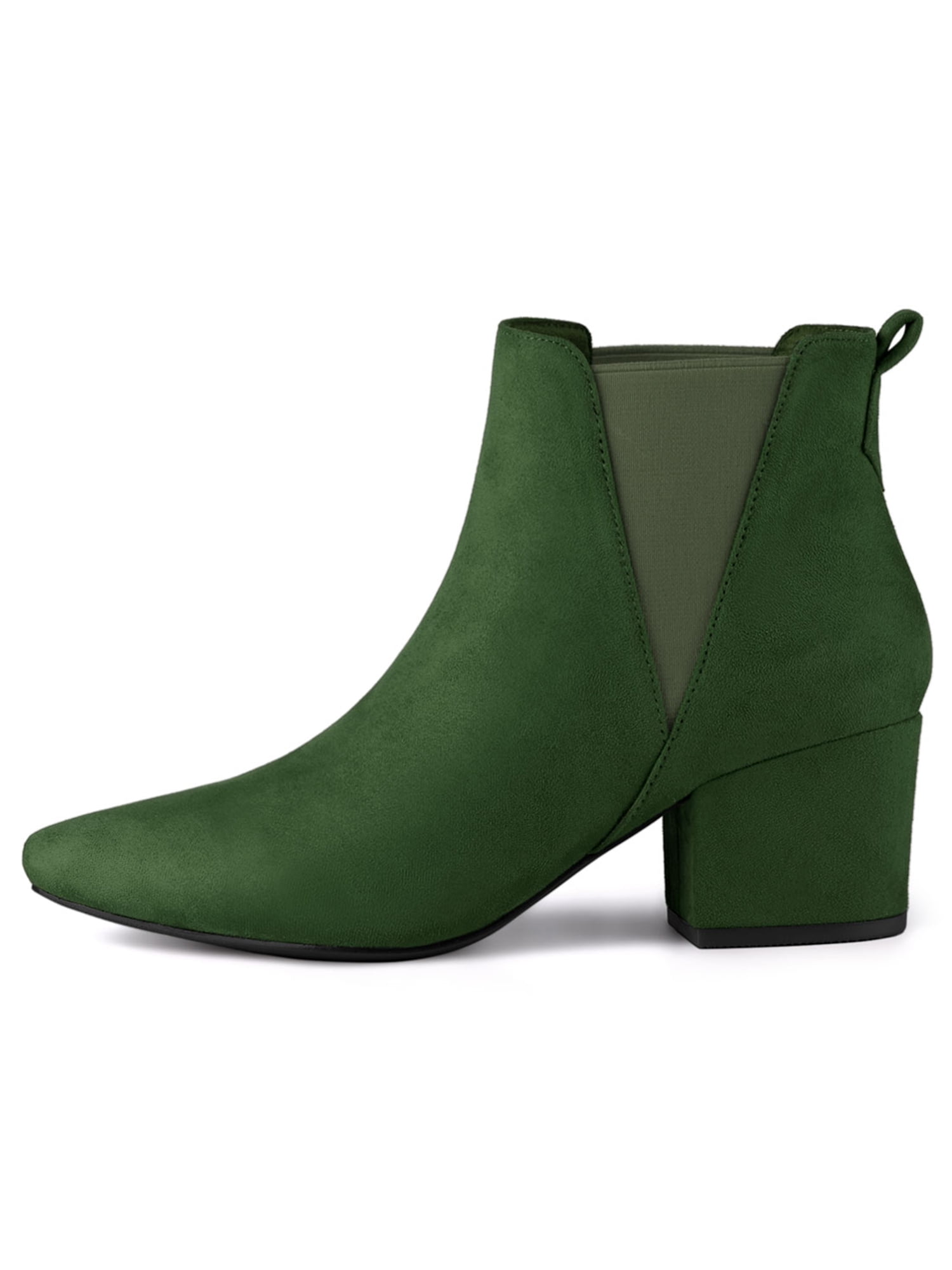 Details about / Womens Ankle Flats Block Heels Work Ladies Chelsea Boots Girls School Shoes Size