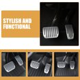thumbnail image 2 of Miangastore 2pcs Car Brake Pedal Pads Anti Skid Gas Fuel Boards Foot Pads Compatible with Model 3, 2 of 9