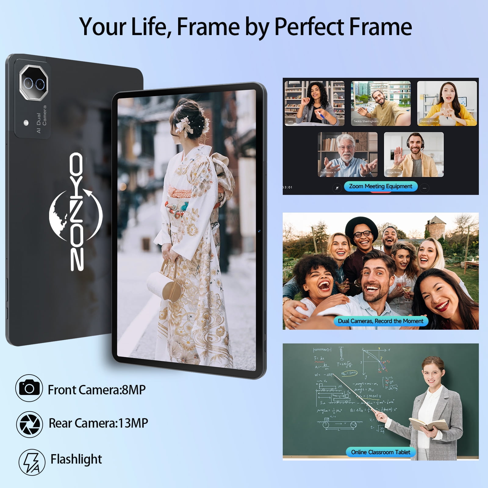 12 inch Tablet,Android 15 Tablets with 256GB ROM,Helio G99