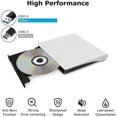 thumbnail image 4 of Portable Ultra-Thin External CD Drives DVD Player USB3.0/USB-C 2 in 1 External DVD Recorder CD-ROM Player for Windows, 4 of 5