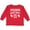 Red, variant on Wisconsin Awesome Since 1848 Boys or Girls Long Sleeve Toddler T-Shirt