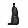 thumbnail image 4 of Bolso bandolera de piel sintética para hombre – Bolso de hombro informal de negocios para viajes, trabajo y uso diario., 4 of 6
