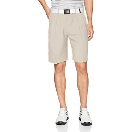Pleated Golf - PGA TOUR Mens Golf Double Pleated Extender Solid Shorts